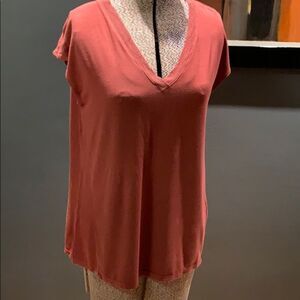 Tina Jo (Anthropologie) brick James sleeveless too